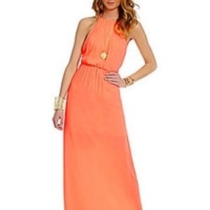 Gianni Bini Orange Maxi Dress